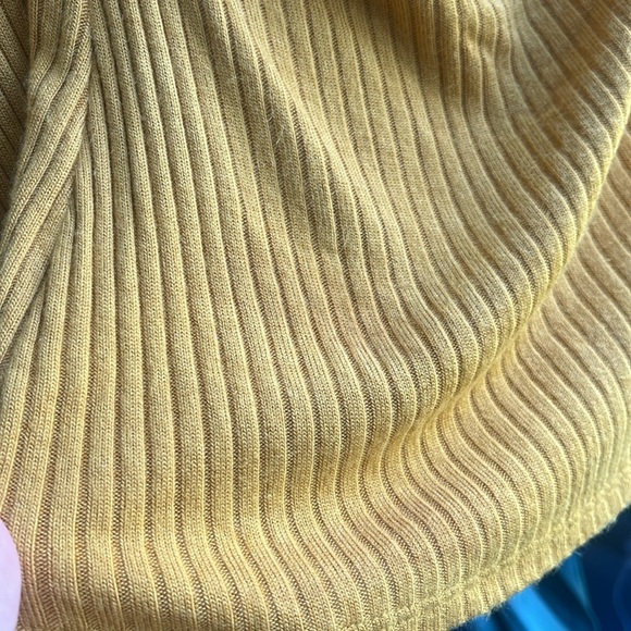 Reformation | Rosalind Twist Front Blouse Yellow Size Small - Picture 8 of 8